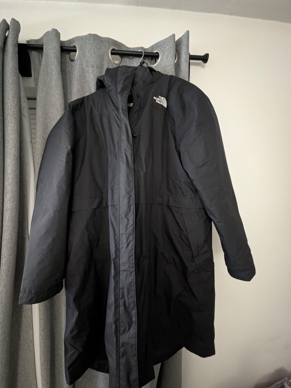 The North Face Black Women's Long Puffer Coat with Hood